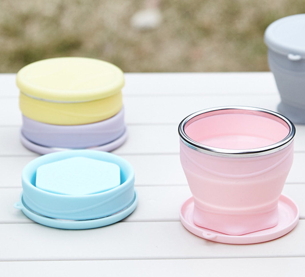 mini foldable silicone cup