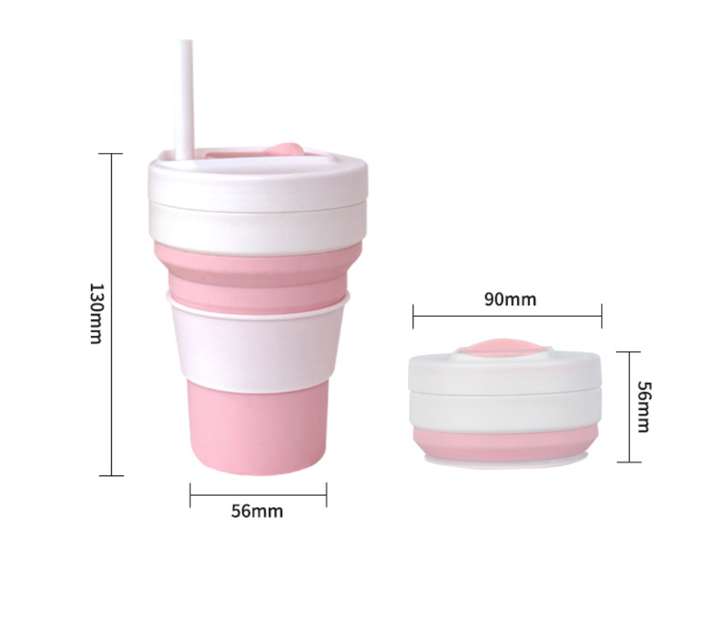 Outdoor foldable water bottle