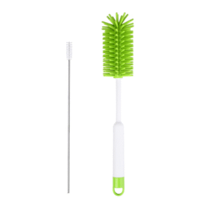 Silicone thermos bottle brush