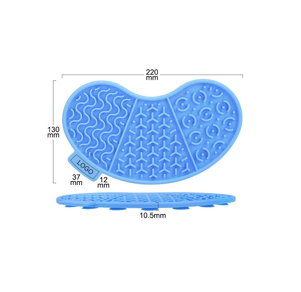 Silicone pet licking mat color design variants OEM ODM private label