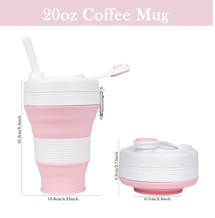 Portable sports silicone water bottle