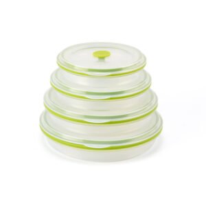 round collapsible food storage containers