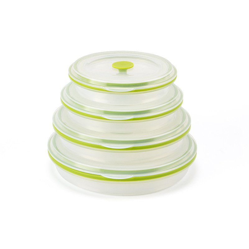 round collapsible food storage containers