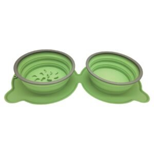 collapsible silicone pet bowl