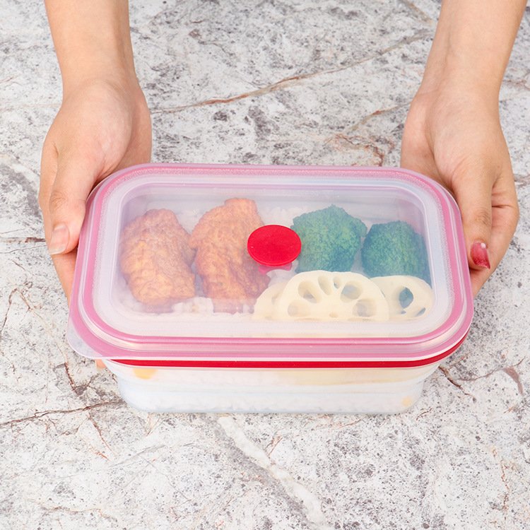 collapsible silicone food containers