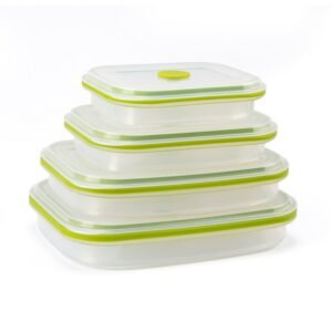 square collapsible food storage containers