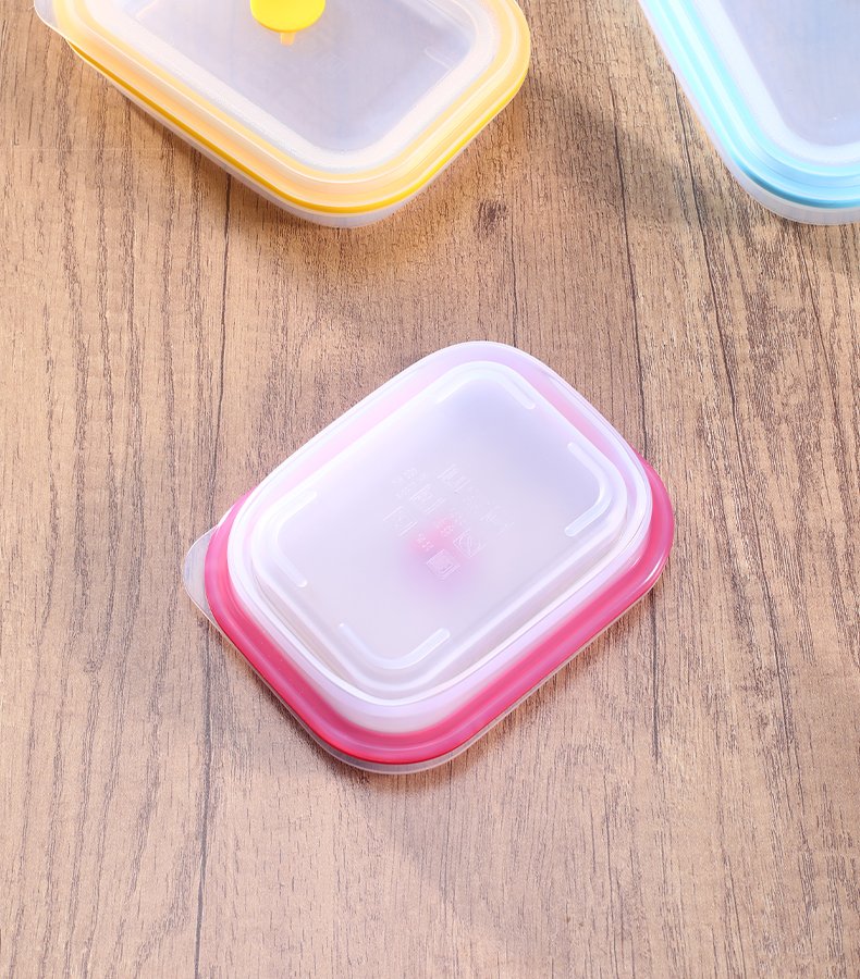 square foldable meal prep containers