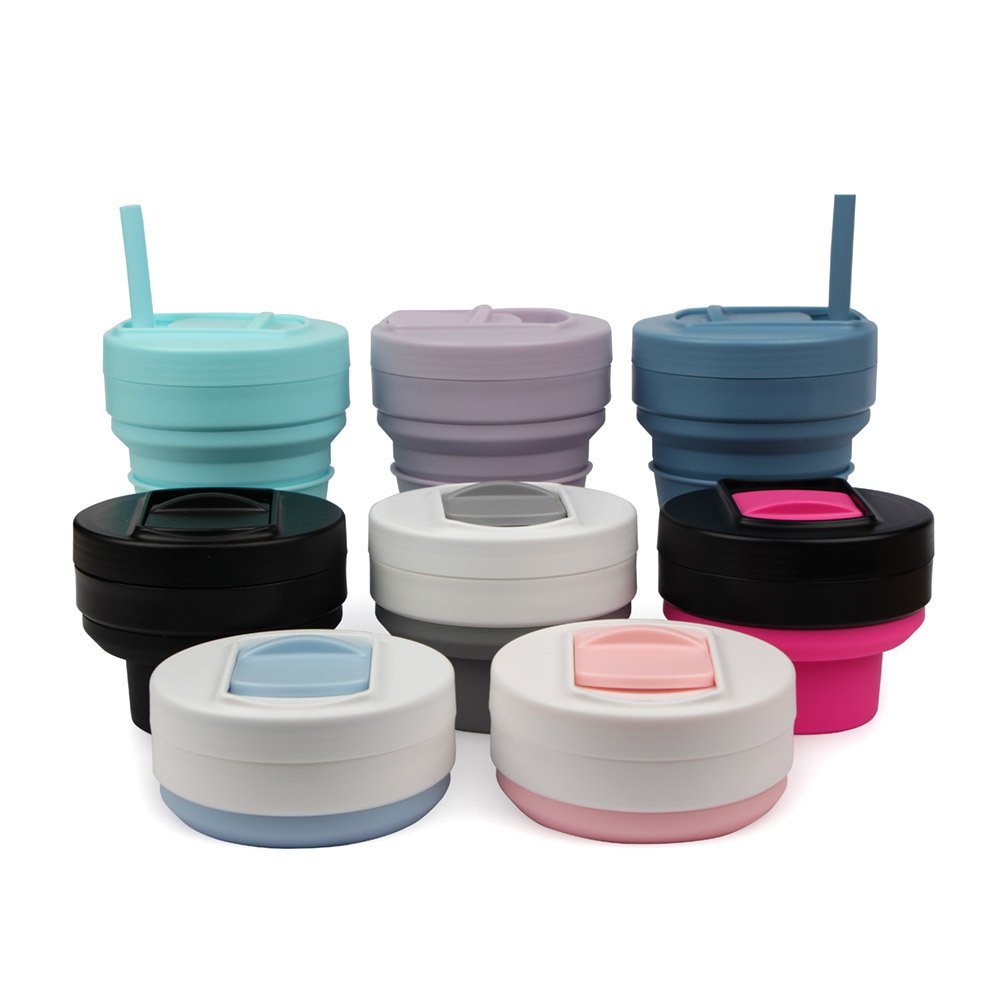 Travel collapsible water bottle