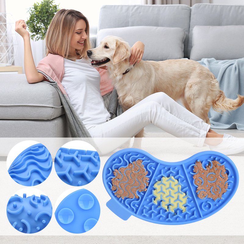 Silicone licking mat spread peanut butter yogurt OEM wholesale