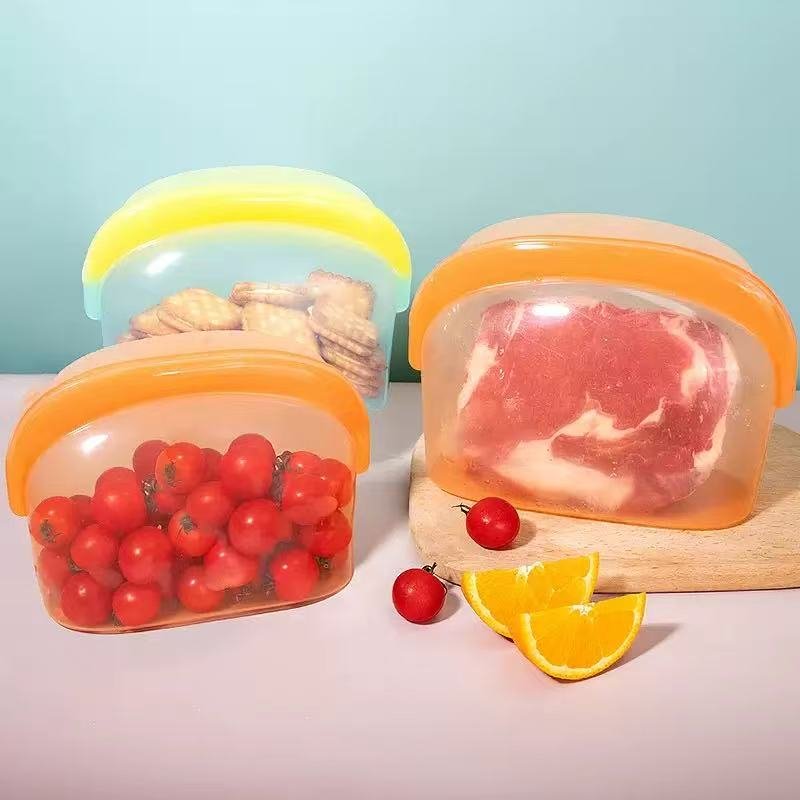 reusable silicone storage bag