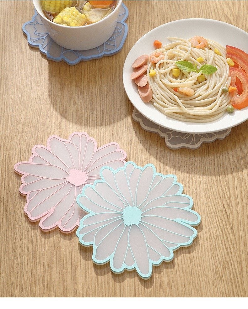 dual color silicone coaster