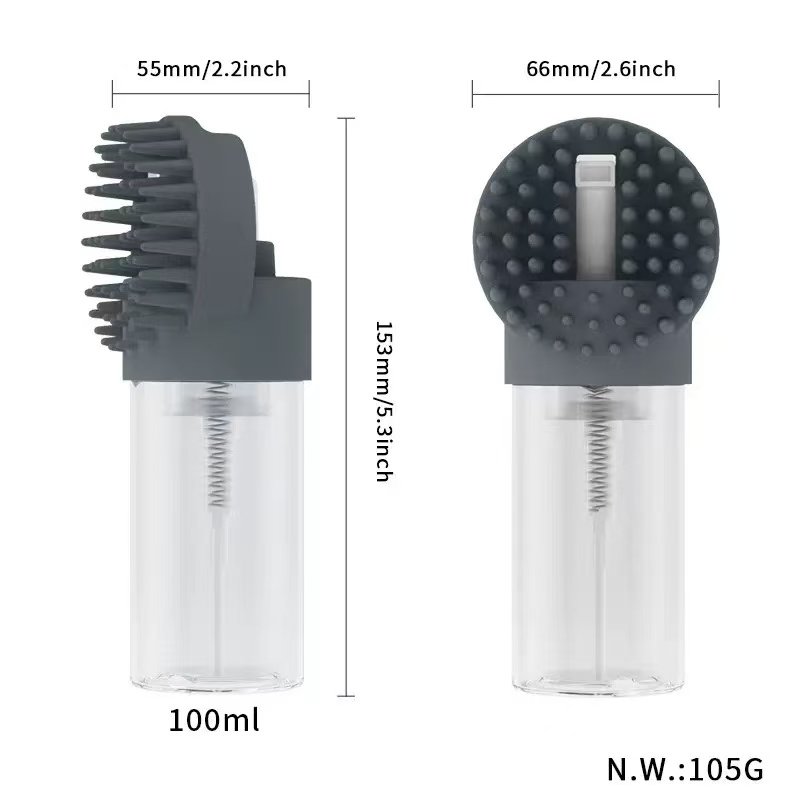 Silicone pet brush bristle detail OEM factory direct wholesale