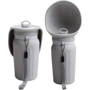 Silicone Pet Travel Water Bottle with Foldable Bowl