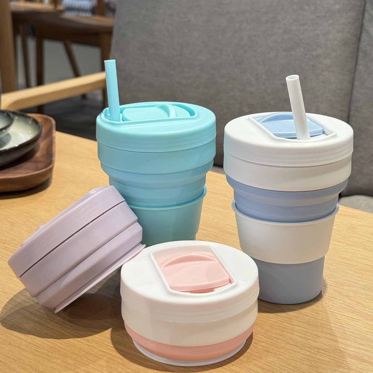 Silicone Collapsible Cup Custom Color Logo OEM
