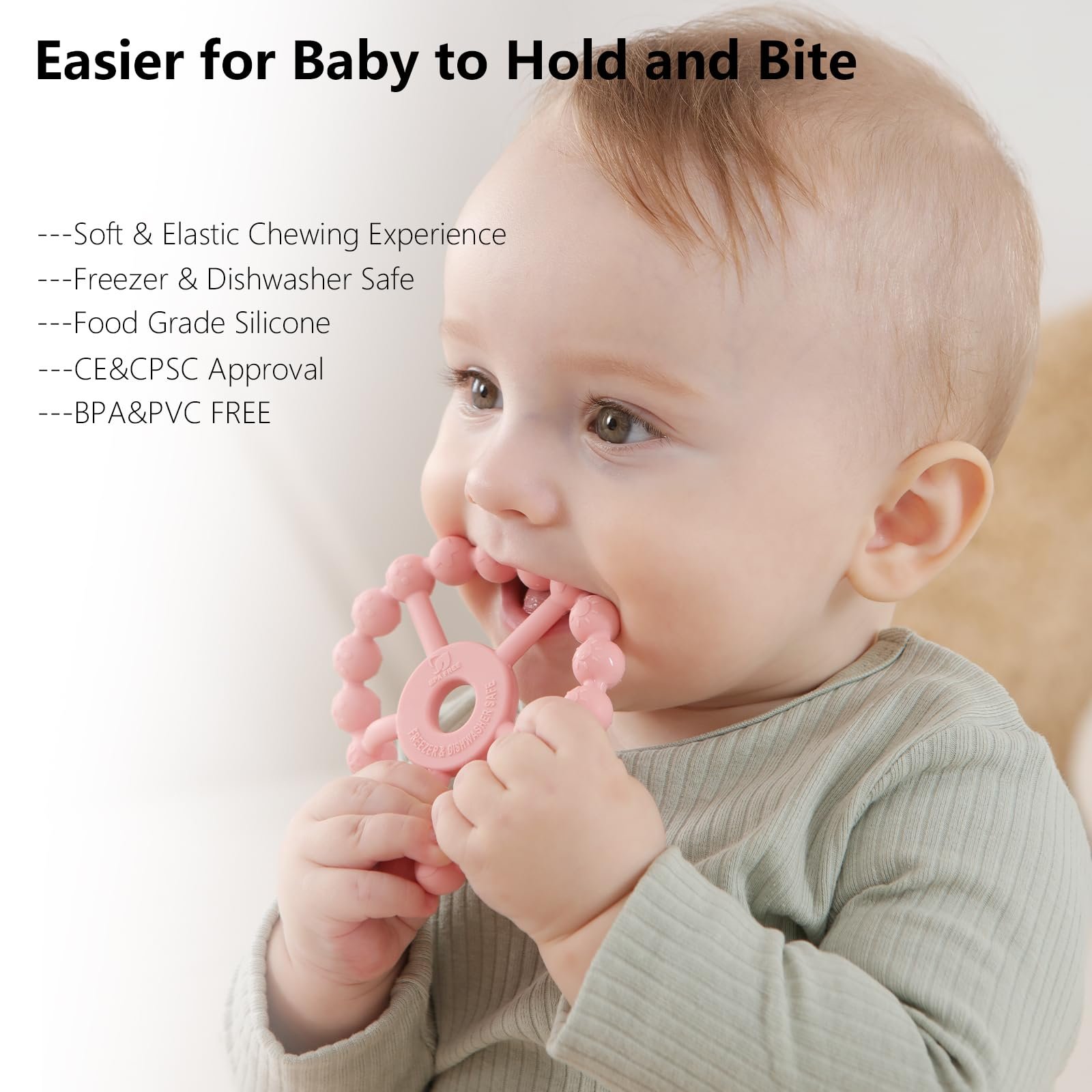 Silicone baby teether retail packaging OEM custom box