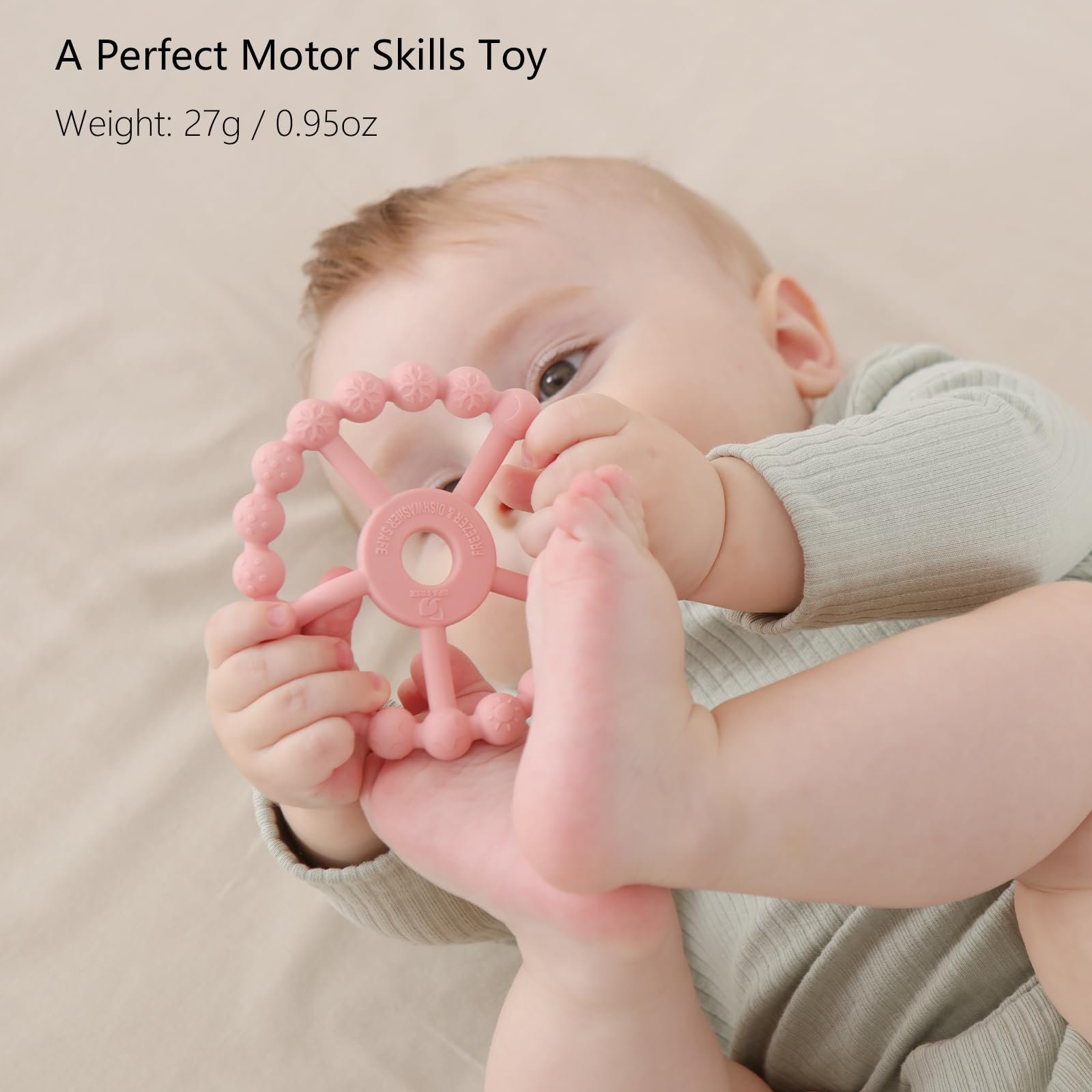 Silicone baby teether set multi-piece OEM wholesale manufacturer