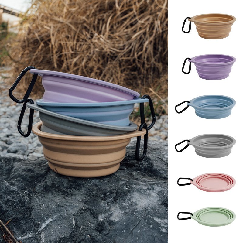YB-155 Collapsible Silicone Pet Bowl - functional design