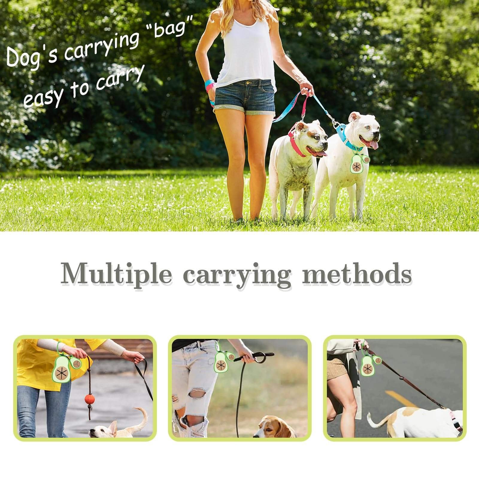 Silicone Dog Poop Bag Dispenser - size and dimensions
