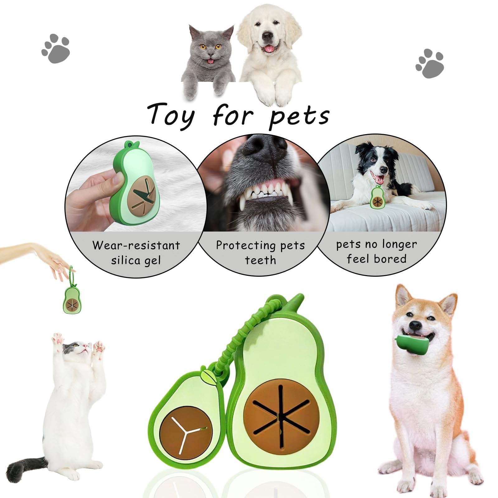 Silicone Dog Poop Bag Dispenser - application view