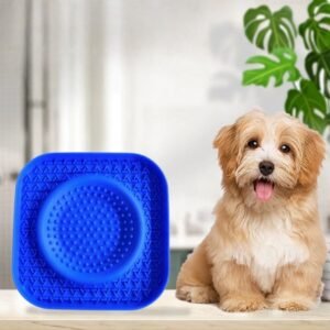 Food-Grade Silicone Dog Lick Mat with Suction Cups - Main View
