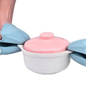 Silicone Oven Mitts and Air Fryer Hand Clips